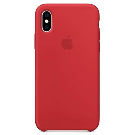 Apple iPhone XS Silicone Case - (PRODUCT) RED