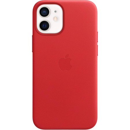 Apple iPhone 12 mini Leather Case with MagSafe - (PRODUCT)RED