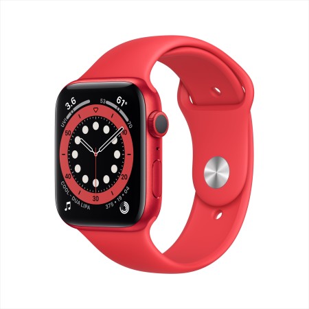 Apple Watch S6 GPS, 44mm PRODUCT(RED) Aluminium Case with PRODUCT(RED) Sport Ban