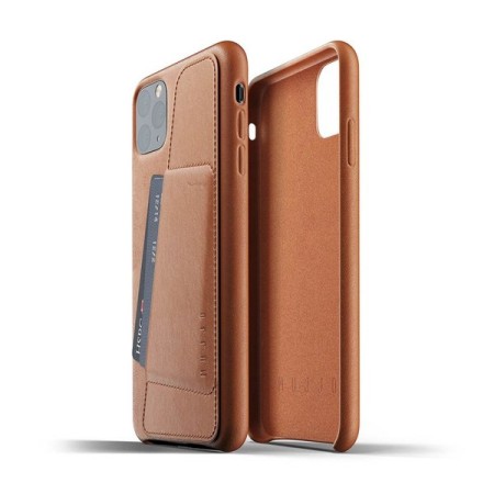 Full Leather  Wallet Case for iPhone 11 Pro Max Tan
