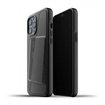 Full Leather Wallet case for iPhone 12 Pro Max Black