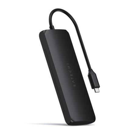 Satechi Aluminium USB-C Hybrid Multiport adapter Black