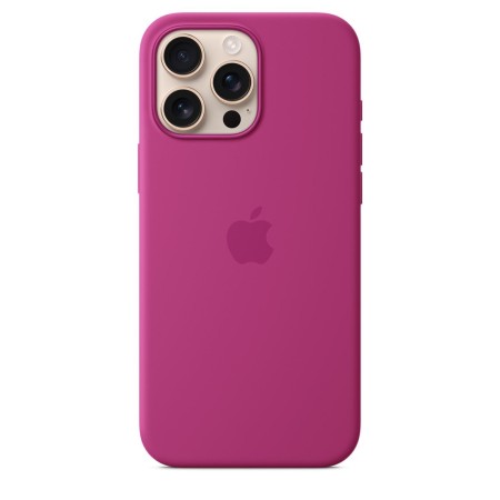 Apple iPhone 16 Pro Max Silicone Case with MagSafe-Fuchisa (Seasonal)