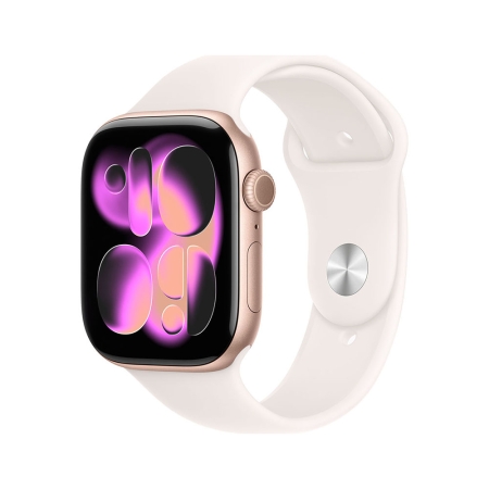 Apple Watch S11 GPS 42mm Rose Gold Aluminium Case with Light Blush Sport Band - M/L